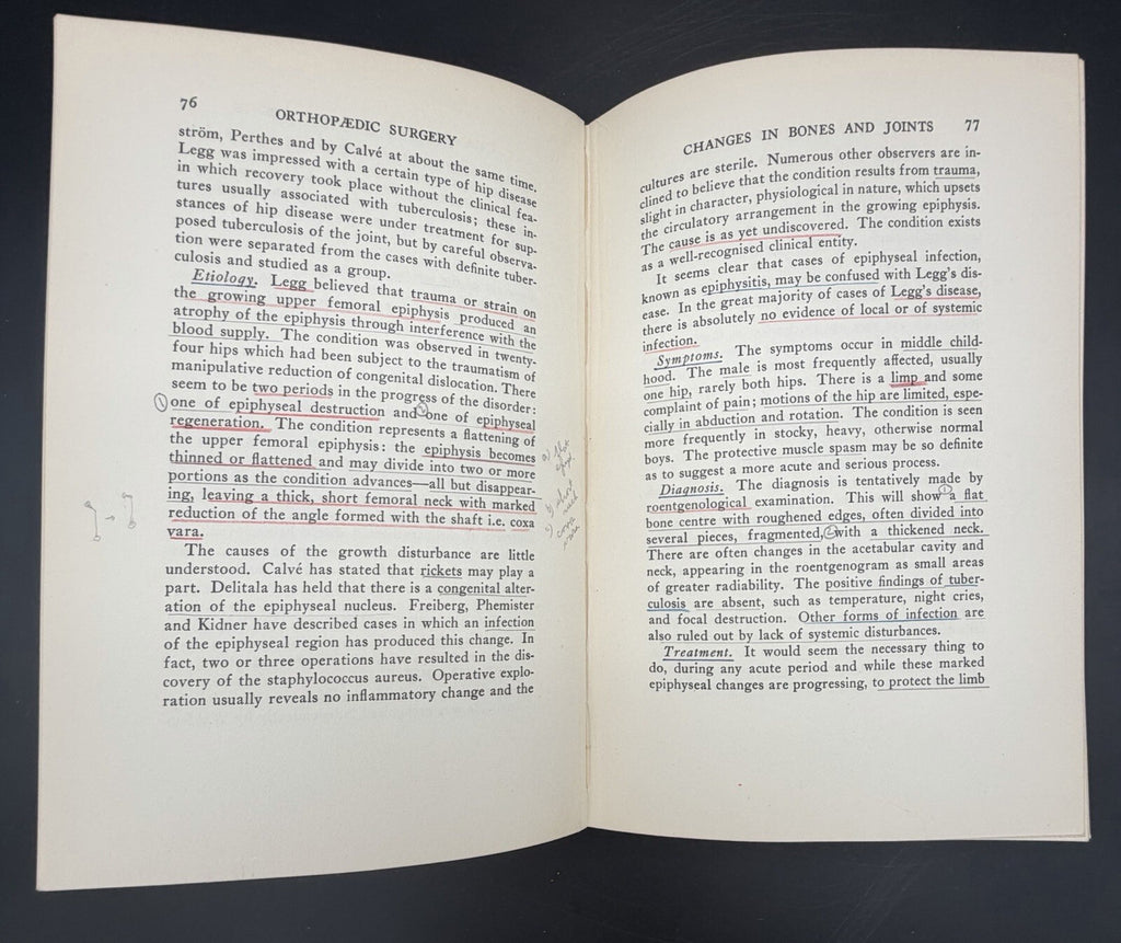 1931 Fundamentals of Orthopaedic Surgery Osgood Allison Harvard Lectures Medical
