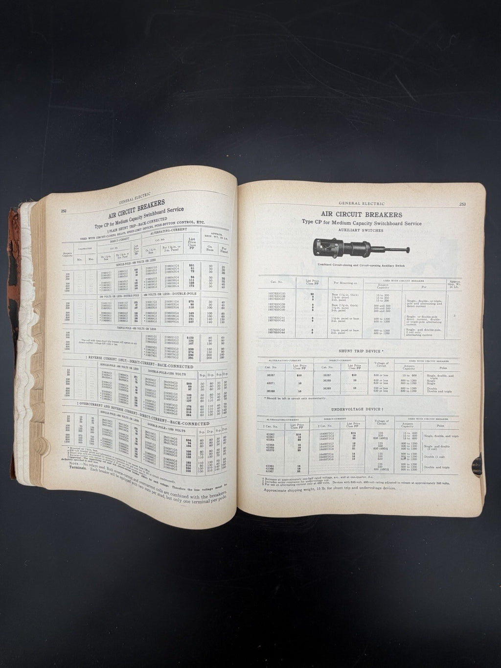 Vintage 1930 GE General Electric Catalog GEA-600A, Electrician 1,146 pages.