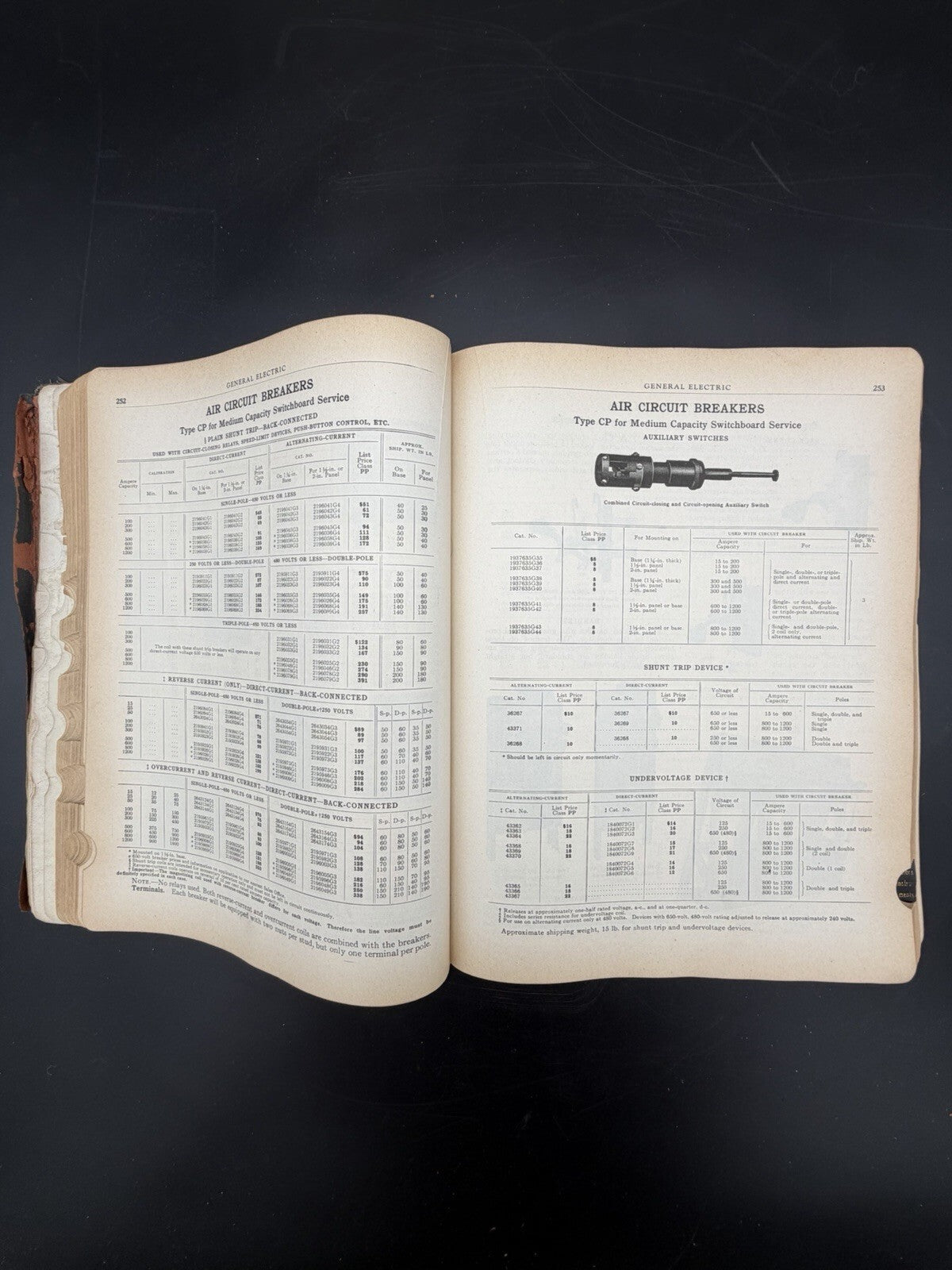 Vintage 1930 GE General Electric Catalog GEA-600A, Electrician 1,146 pages.