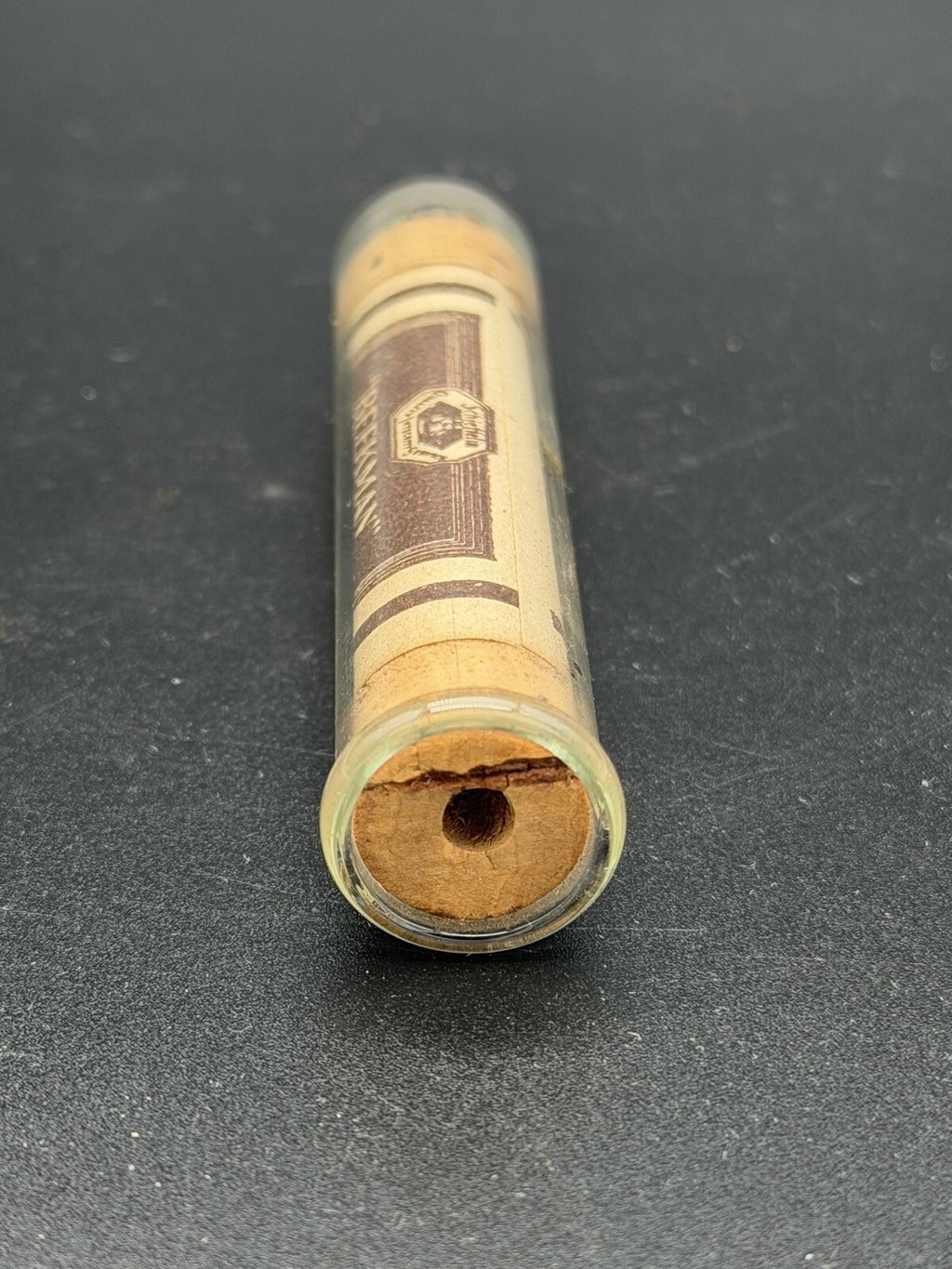 Vintage Schieffelin & Co. Beekman Menthol Inhaler Glass Tube & Paper Label
