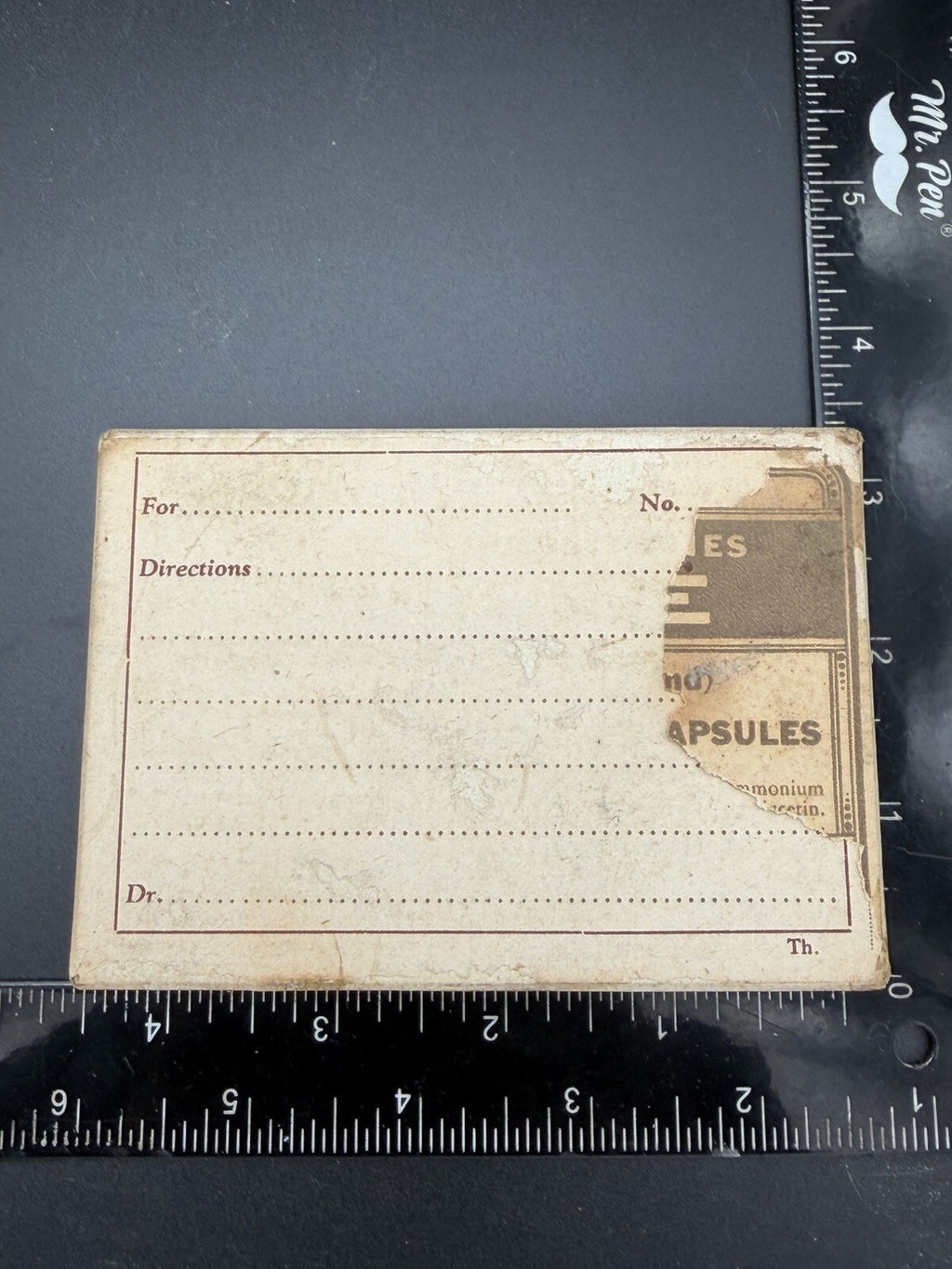 Antique Parke Davis and Co. Metal Foil Suppository Box with Inserts