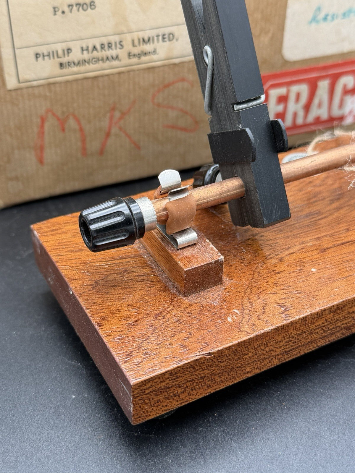 Vintage Philip Harris Ltd Birmingham P.7706 Physics Lab Resistance Apparatus