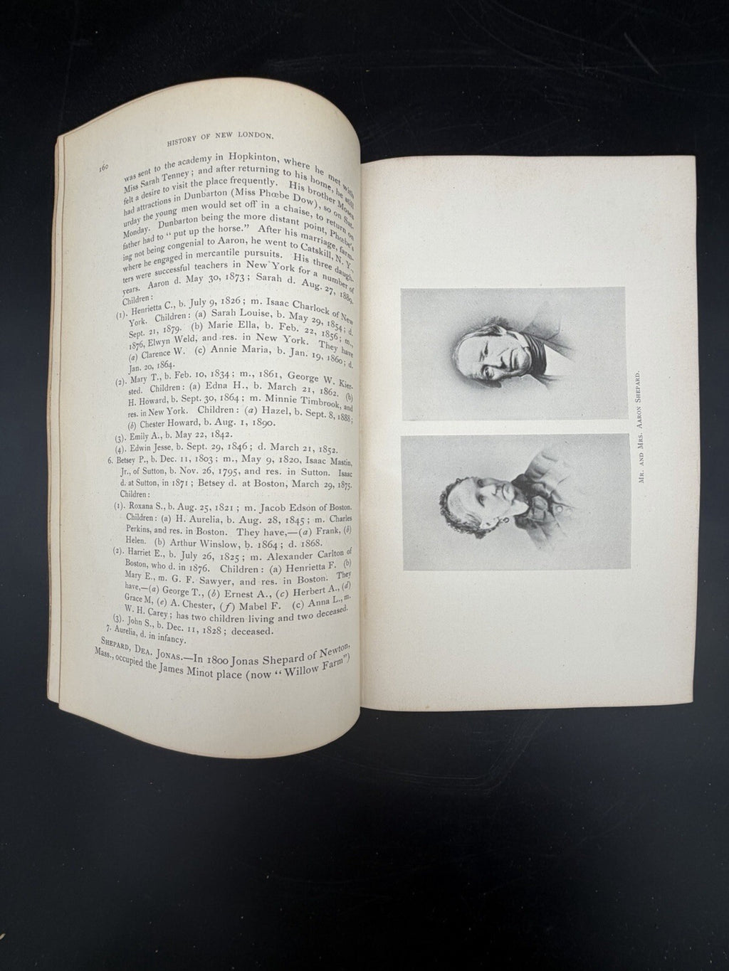 Antique Book, A History of the Town of New London NH 1779-1899 Local History Genealogy