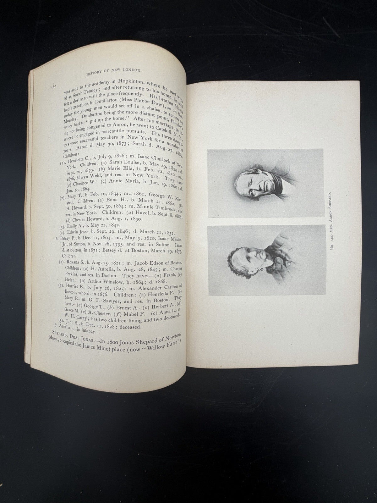 Antique Book, A History of the Town of New London NH 1779-1899 Local History Genealogy