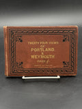 1870s Twenty Four Views of Portland & Weymouth Steel Engravings Book W.T. Wallis