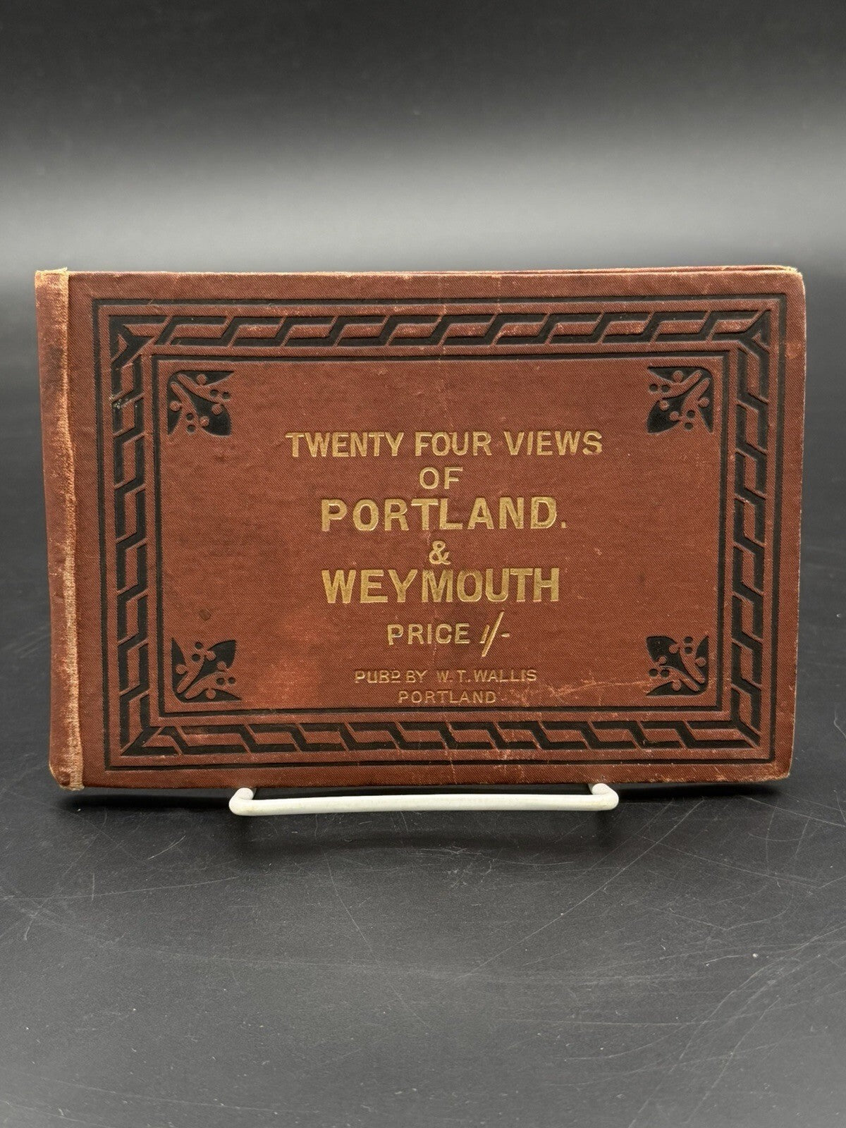 1870s Twenty Four Views of Portland & Weymouth Steel Engravings Book W.T. Wallis