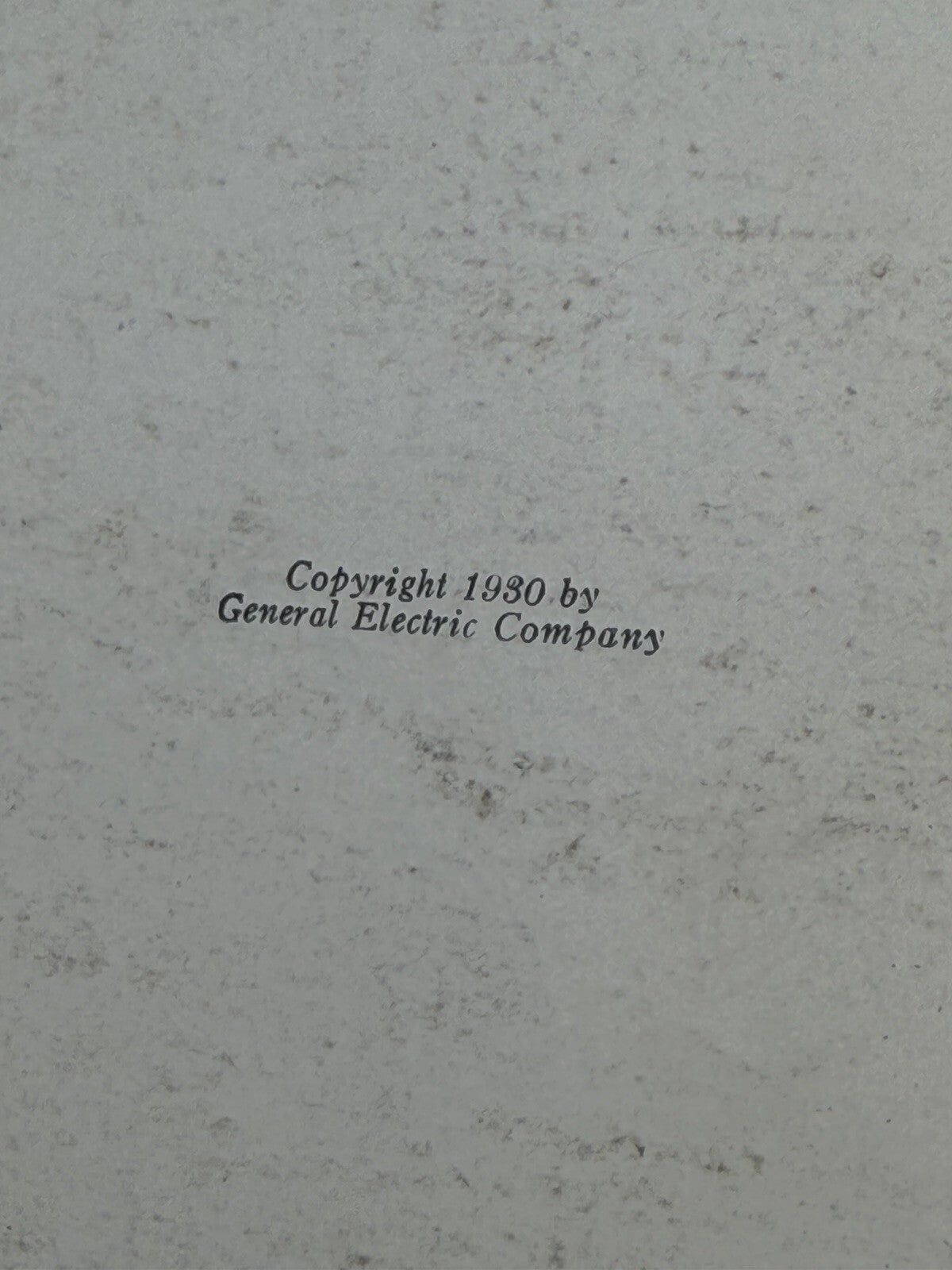 Vintage 1930 GE General Electric Catalog GEA-600A, Electrician 1,146 pages.