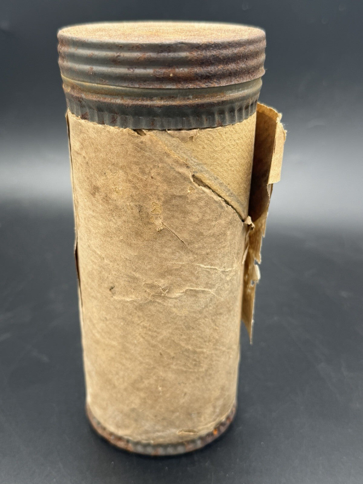Antique Standard Oil Company Shipping Tin w/ Original Addressed Label