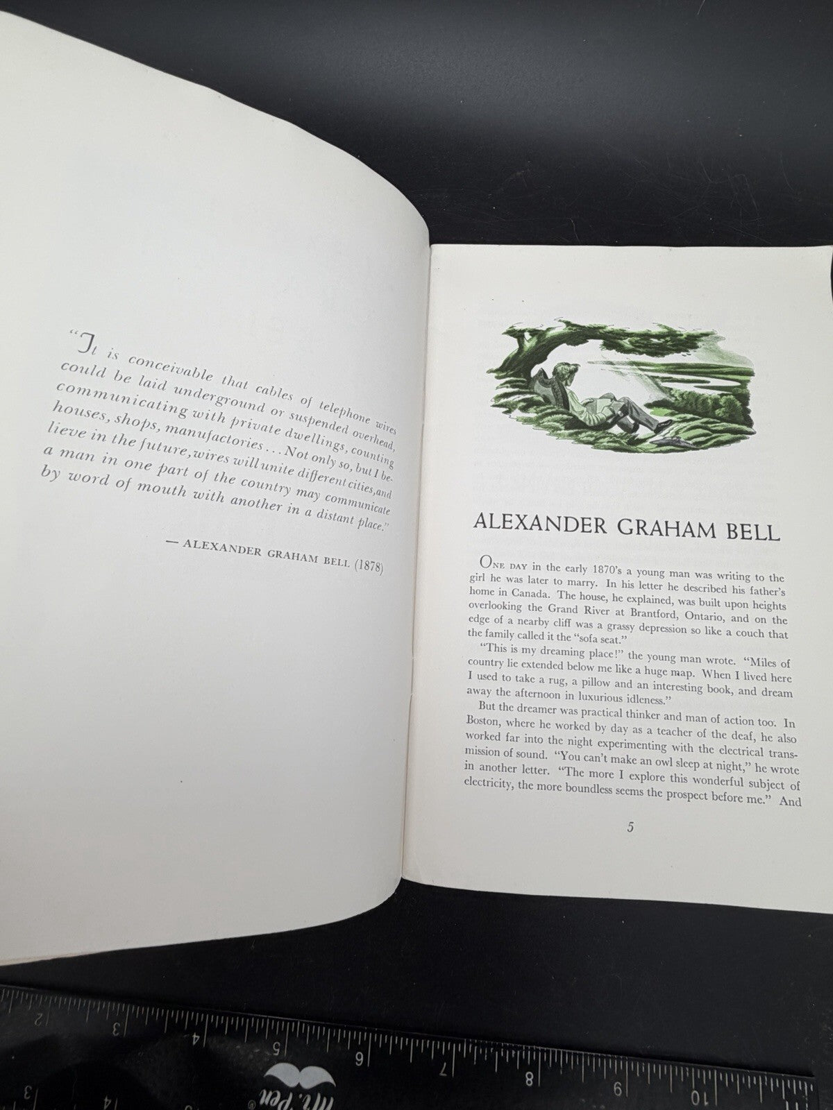 Alexander Graham Bell Inventor of the Telephone Vintage AT&T AT&T Booklet Bio