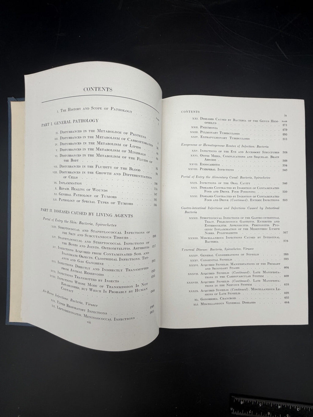 1944 A Textbook of Pathology Robert Allan Moore W.B. Saunders Medical History