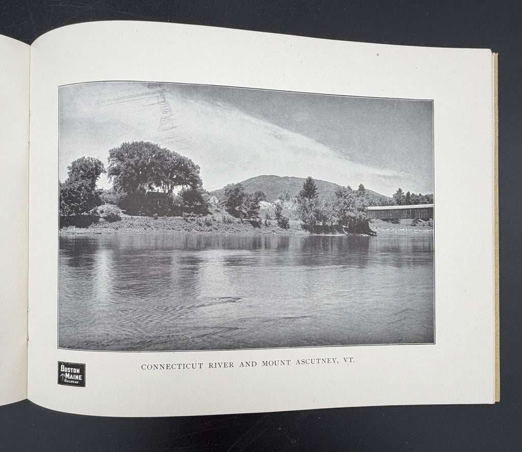 Vintage Boston & Maine Railroad "Rivers of New England" Booklet – Fine Condition