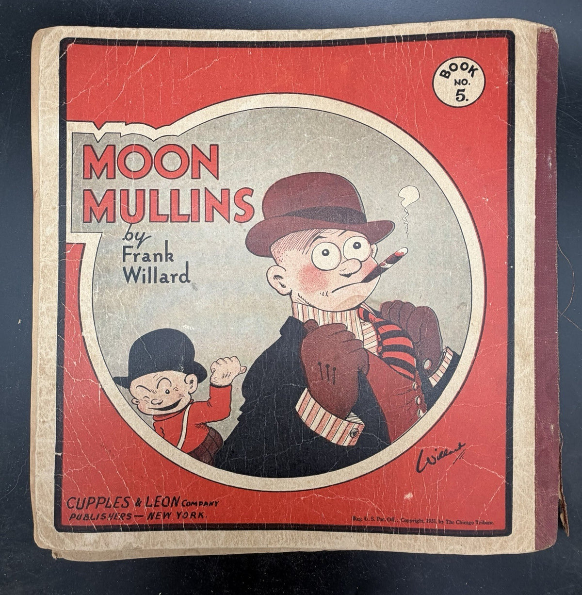 1931 Moon Mullins Book No 5 Platinum Age Comic Book Frank Willard Cupples