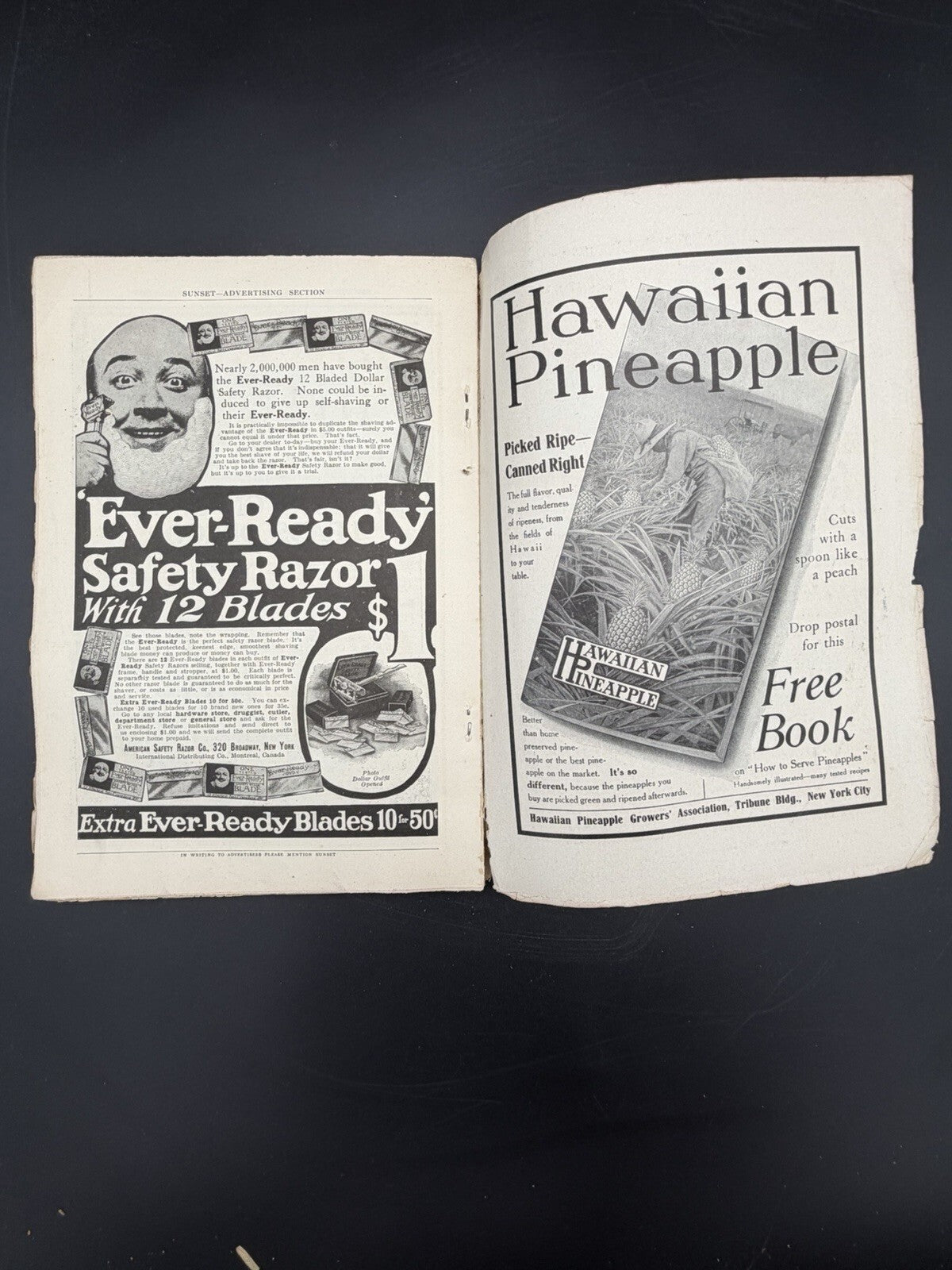1909 Sunset Magazine April San Francisco Hotel St. Francis Railroad Steamship Ad