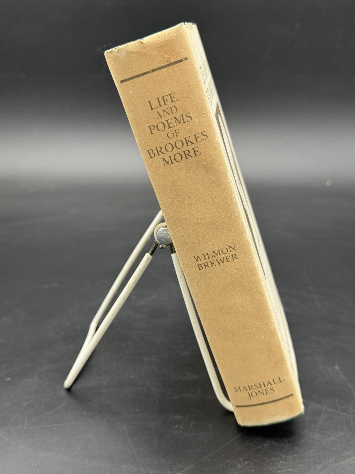 Vintage Book, Life and Poems of Brookes More 2nd Revised Edition 1980 Wilmon Brewer DJ