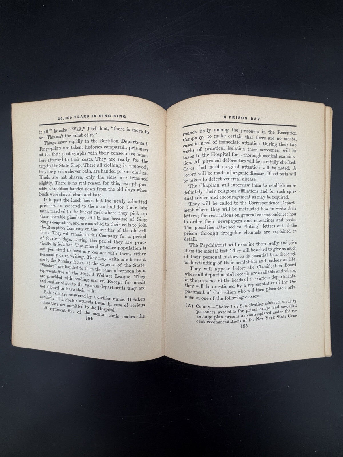 Twenty Thousand Years In Sing Sing by Lewis E. Lawes (Hardcover, 1st Ed., 1932)