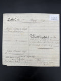 1860 Antique Vellum Mortgage Indenture – Denbighshire, Wales – Legal History
