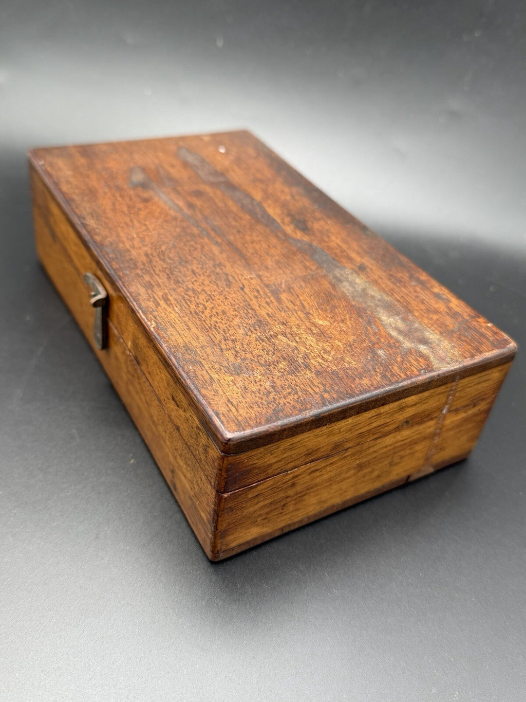 Antique Brass Apothecary Scale Weight Set Partial Wooden Box Assay Parts