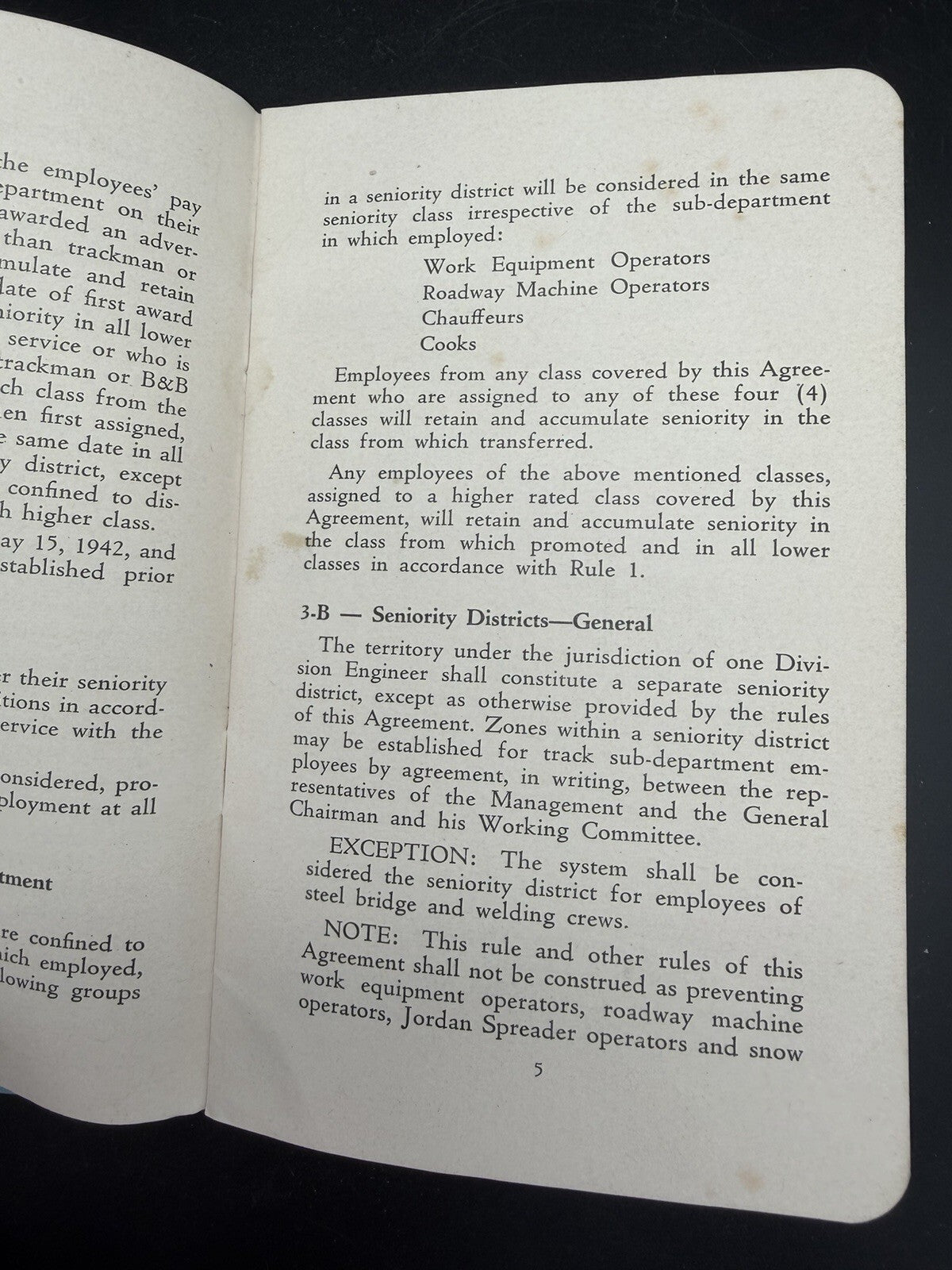 1942 Boston and Maine Railroad Engineering Dept Rules & Hymn Booklet Ephemera