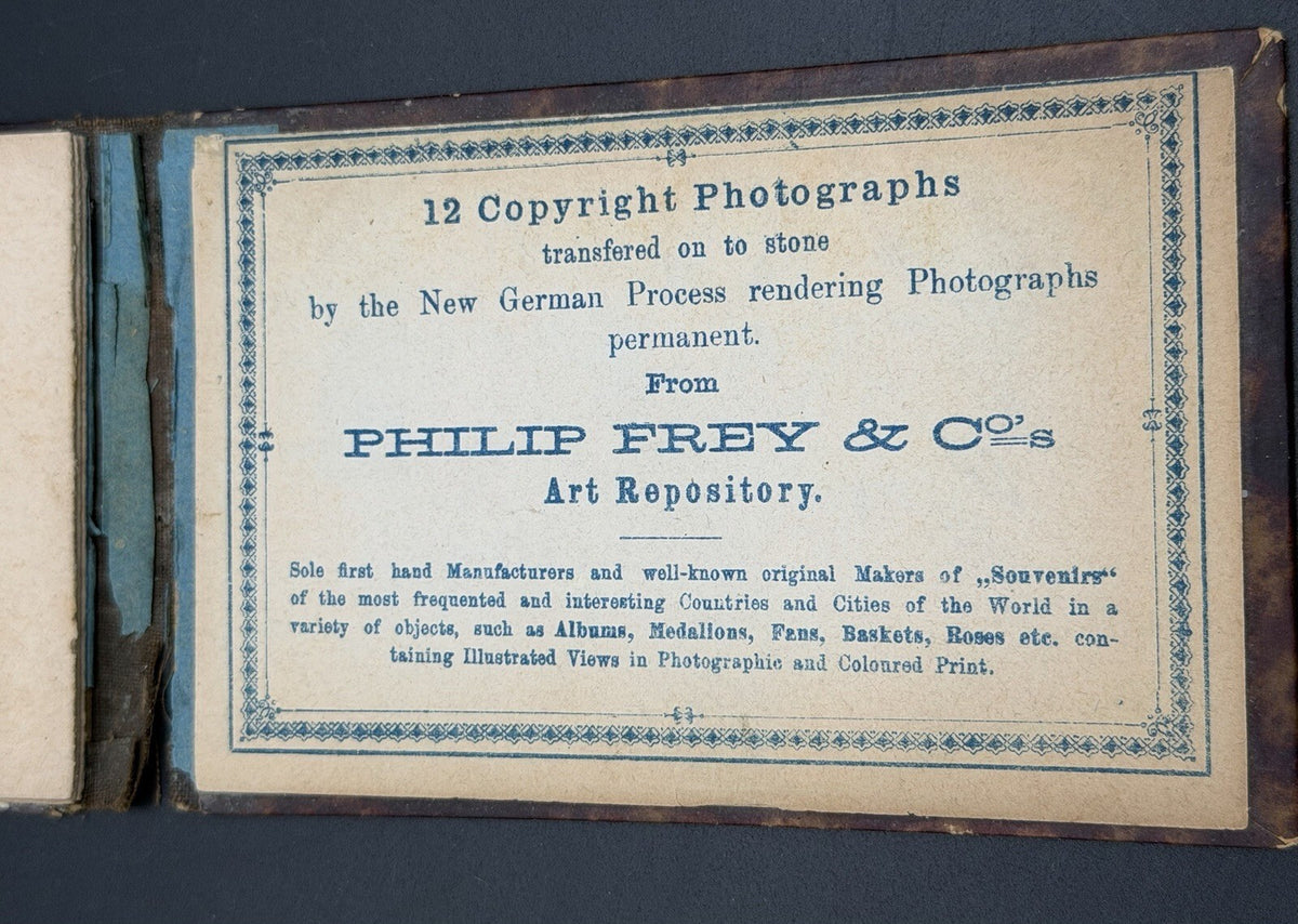 1876 Centennial Exhibition Philadelphia Souvenir Photo Album Philip Frey & Co.