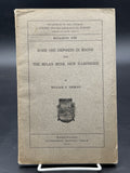 1910 USGS Bulletin 432: Ore Deposits in Maine & Milan Mine NH - With Map