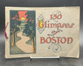 1904 150 Glimpses of Boston Photo Book Souvenir Cambridge Lexington Station