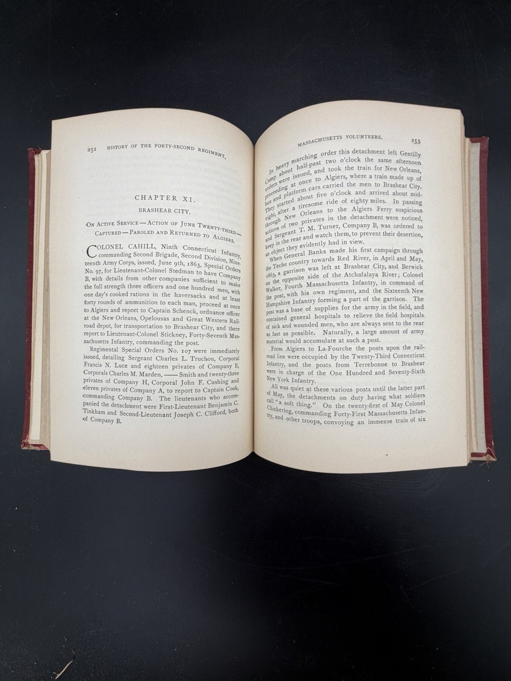 1886 History of the 42nd Regiment Massachusetts Volunteers Civil War Infantry