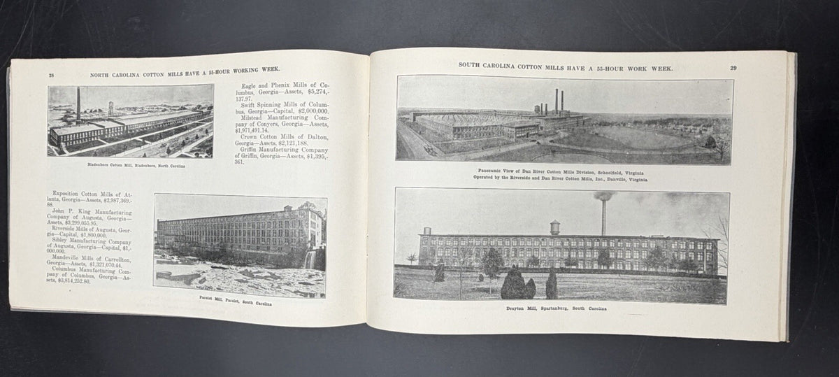 1923 The Marvellous Increase in Southern Cotton Mills - Rare Industrial History