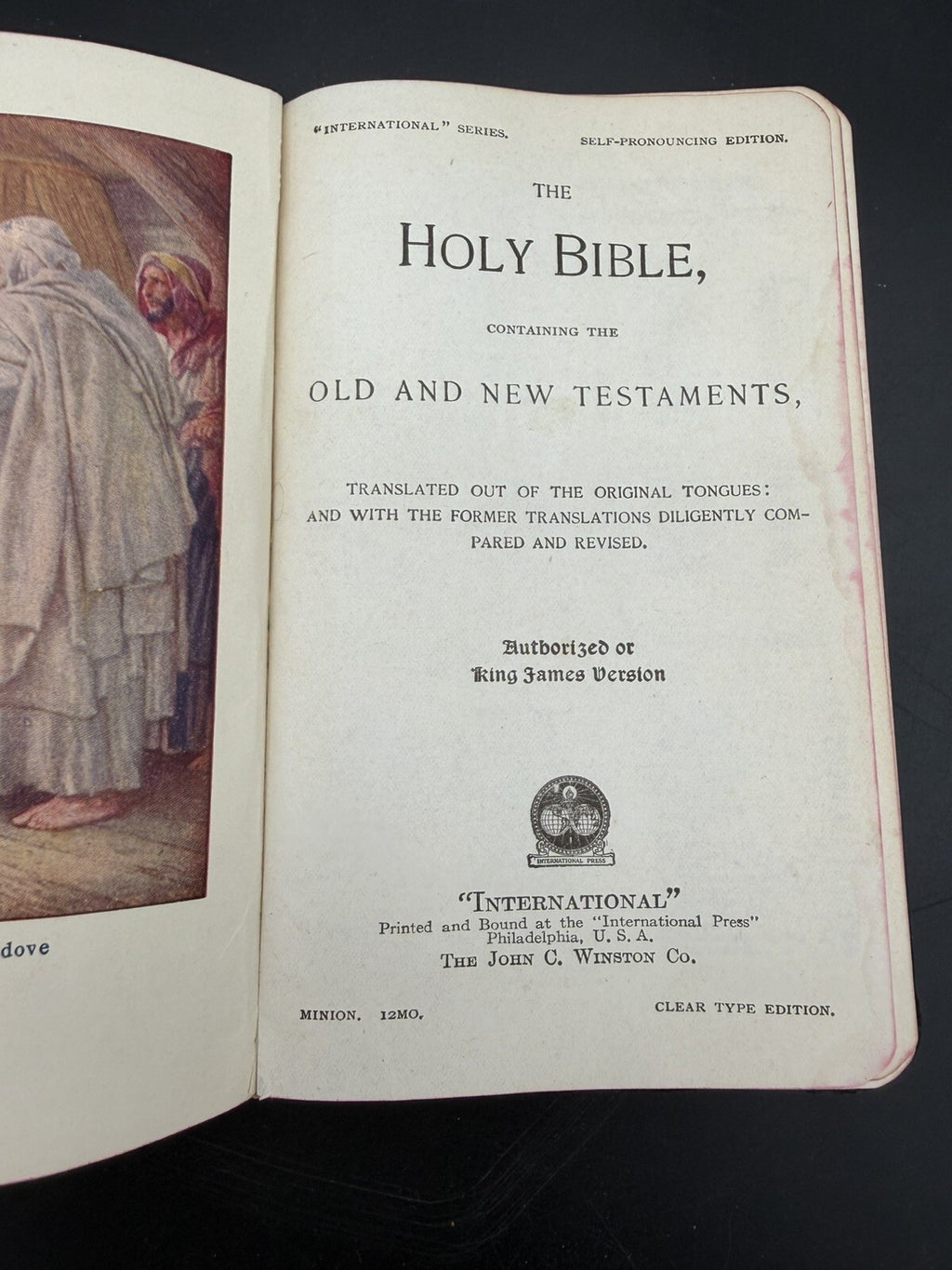 1935 Bible - Gorham, NH Congregational Church Presentation