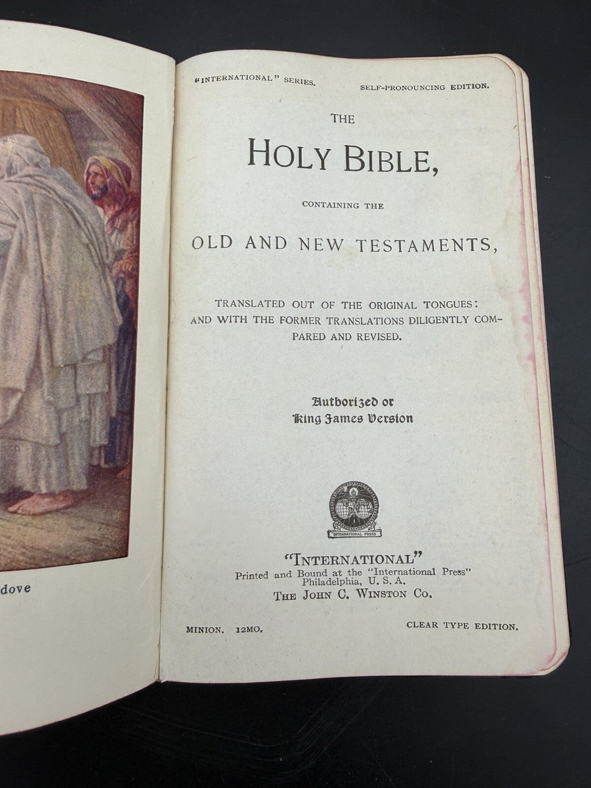 1935 Bible - Gorham, NH Congregational Church Presentation