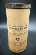 Vintage Apothecary Merck & Co. Acetylsalicylic Acid (Aspirin) 1 lb. Powder Tin