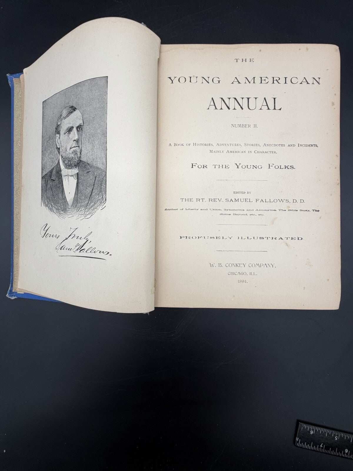 1894 The Young American Annual Number II Samuel Fallows Patriotic History