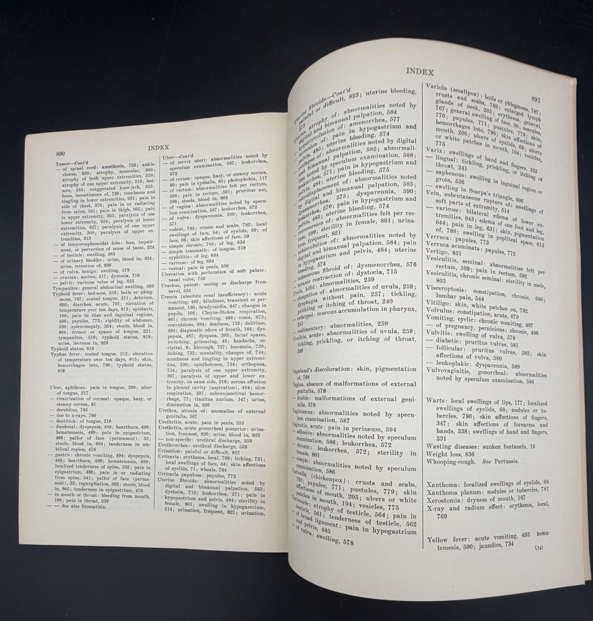 1936 Symptom Diagnosis Regional and General Barton Yater Third Edition Medical