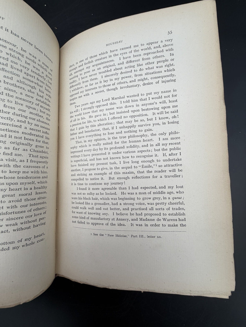 1896 Confessions of Jean Jacques Rousseau 2 Volume Set Privately Printed Rare