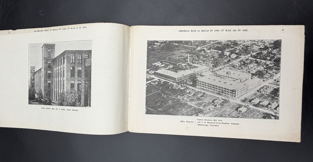 1923 The Marvellous Increase in Southern Cotton Mills - Rare Industrial History