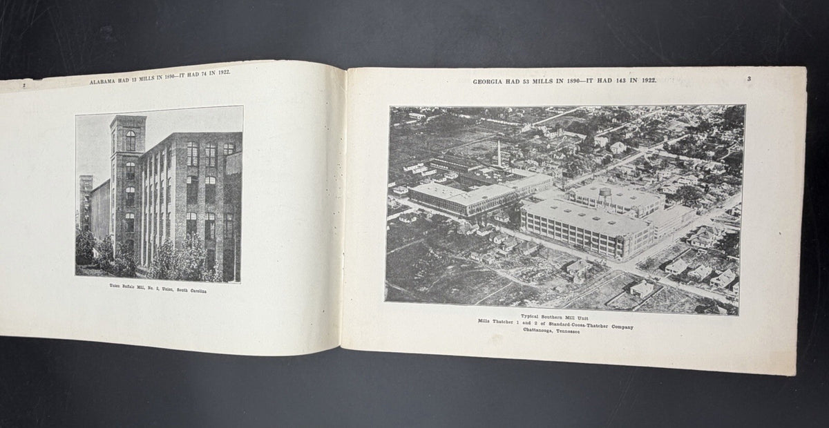 1923 The Marvellous Increase in Southern Cotton Mills - Rare Industrial History