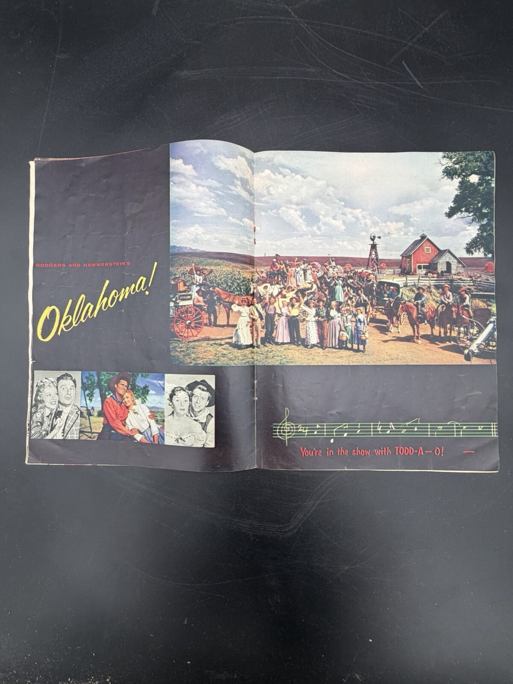 Rodgers and Hammerstein "OKLAHOMA!" Shirley Jones / Gordon MacRae 1955 Program