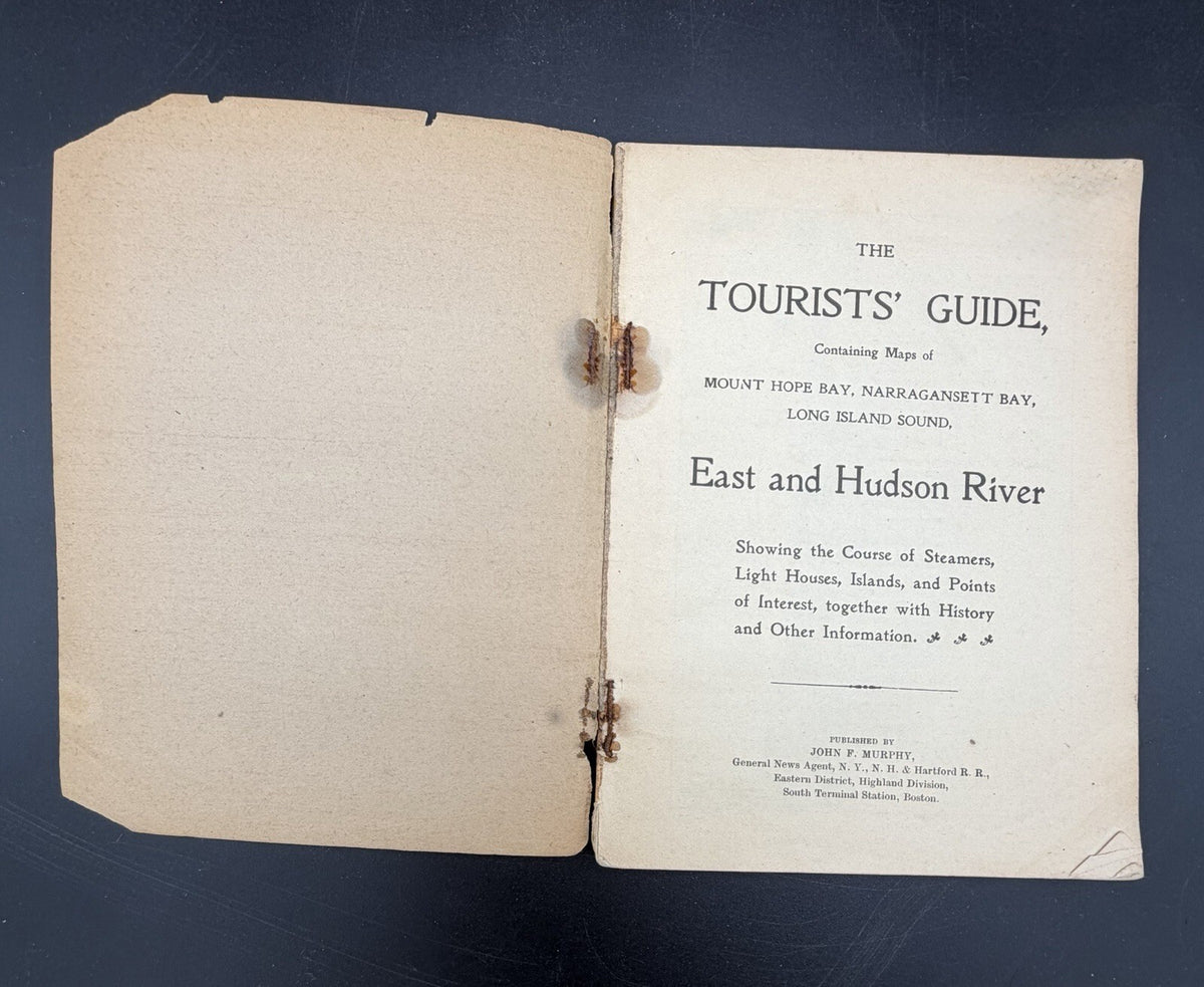1899 Fall River Line Tourist Guide: Steamships, Railroads & Maps, New England