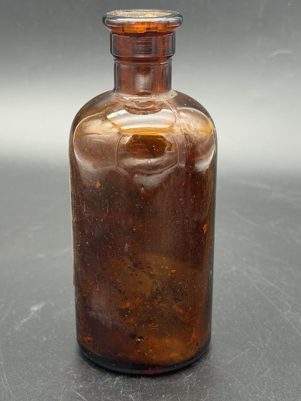 Antique J.W. Beckwith Rexall Store Port Jefferson NY Amber Quack Medicine Bottle