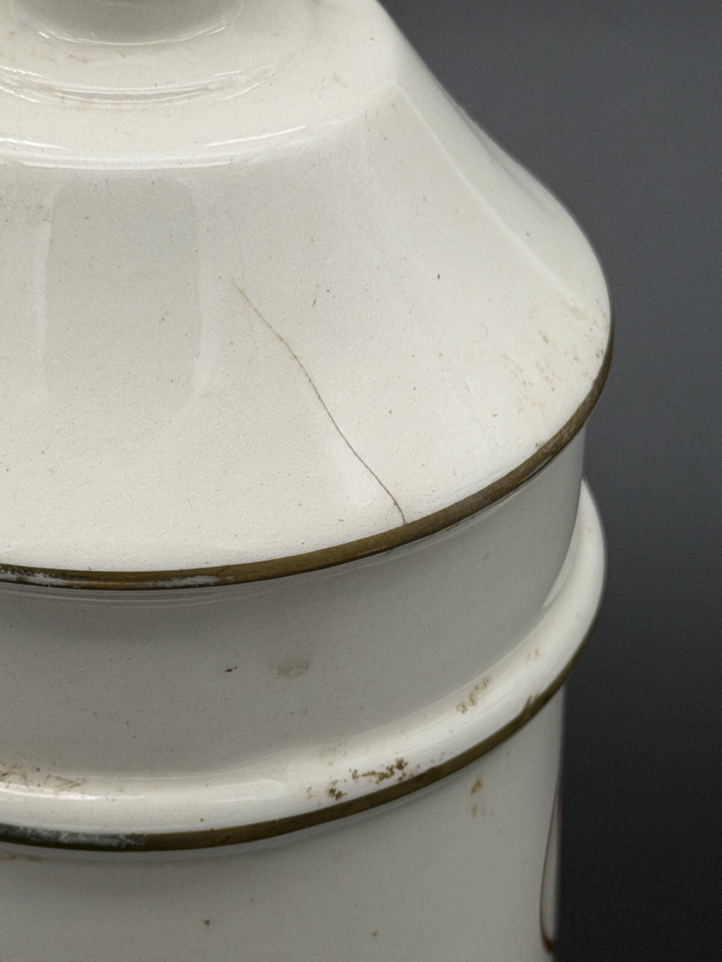 Vintage Lofisa Ceramic Apothecary Jar Darvocet Compound 65 Pharmacy Display