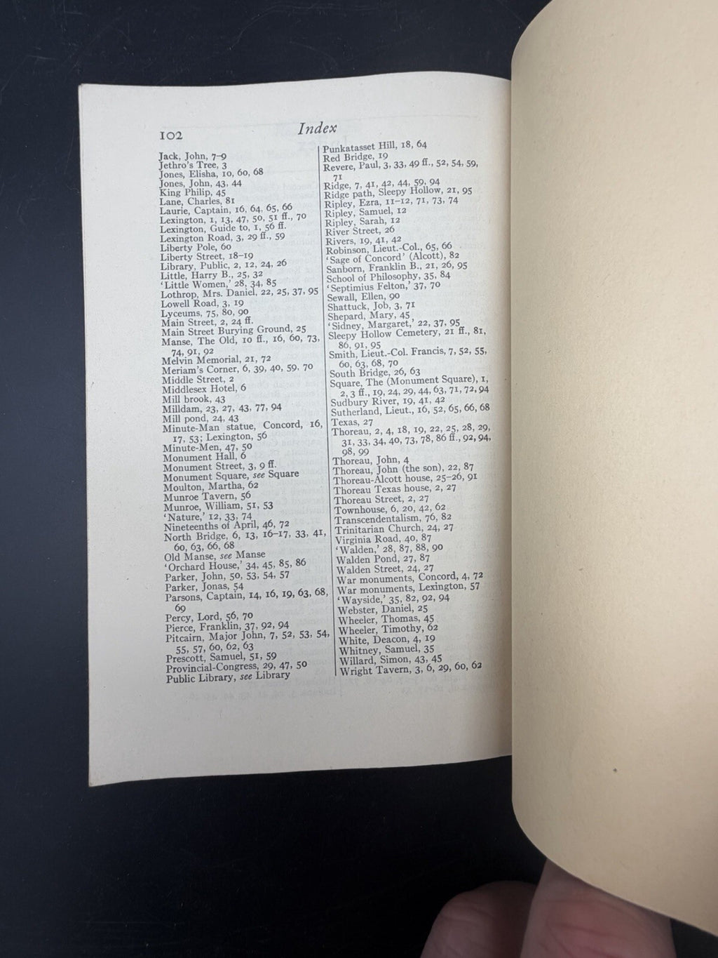 Book, Historic Concord: A Handbook of Its Story and Its Memorials 1942