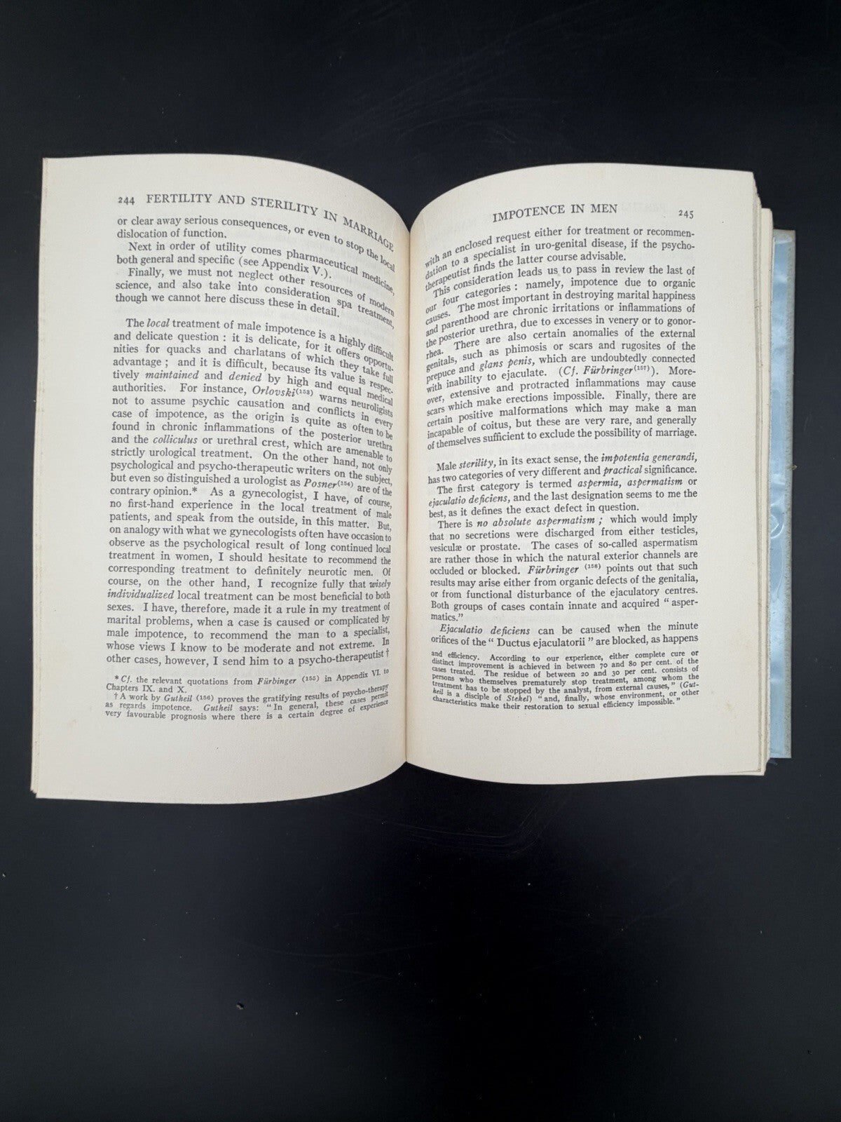 Antique Book 1931 Fertility and Sterility in Marriage by Th. H. Van de Velde M.D Medical Book