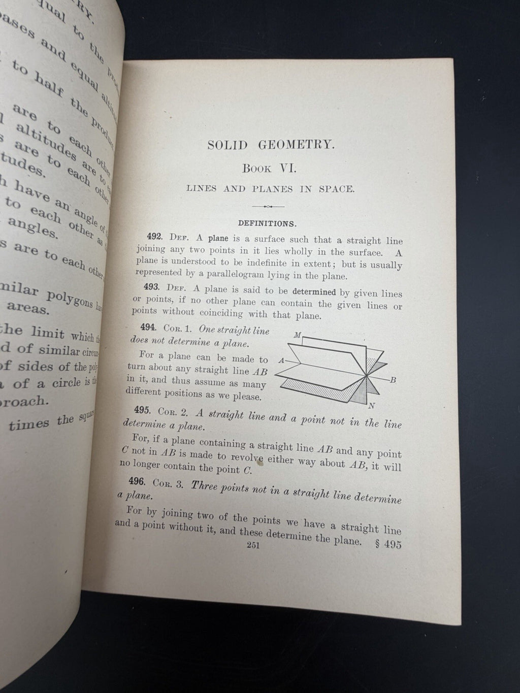 1899 Solid Geometry by G.A. Wentworth Revised Edition Ginn & Company VGC to FINE
