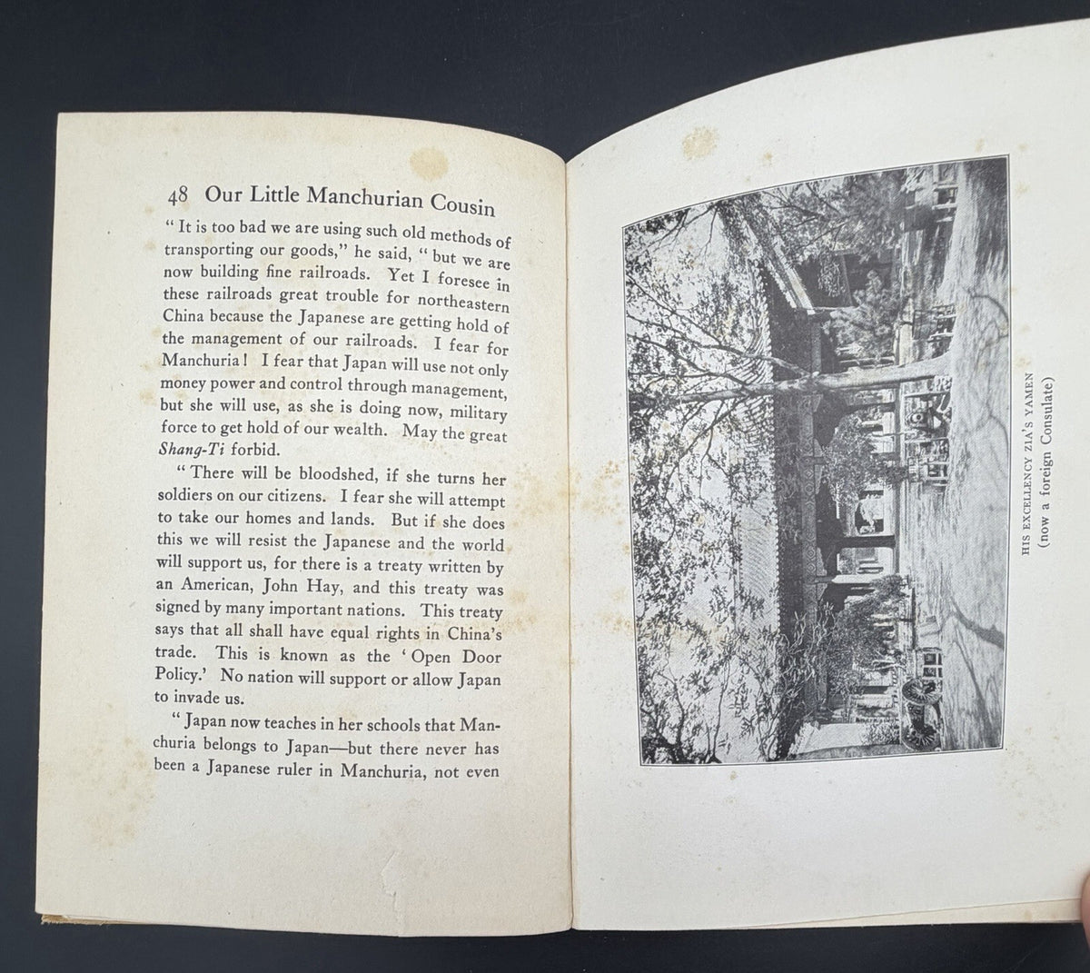 Our Little Manchurian Cousin by Tehyi Hsieh (1933) Signed First Edition
