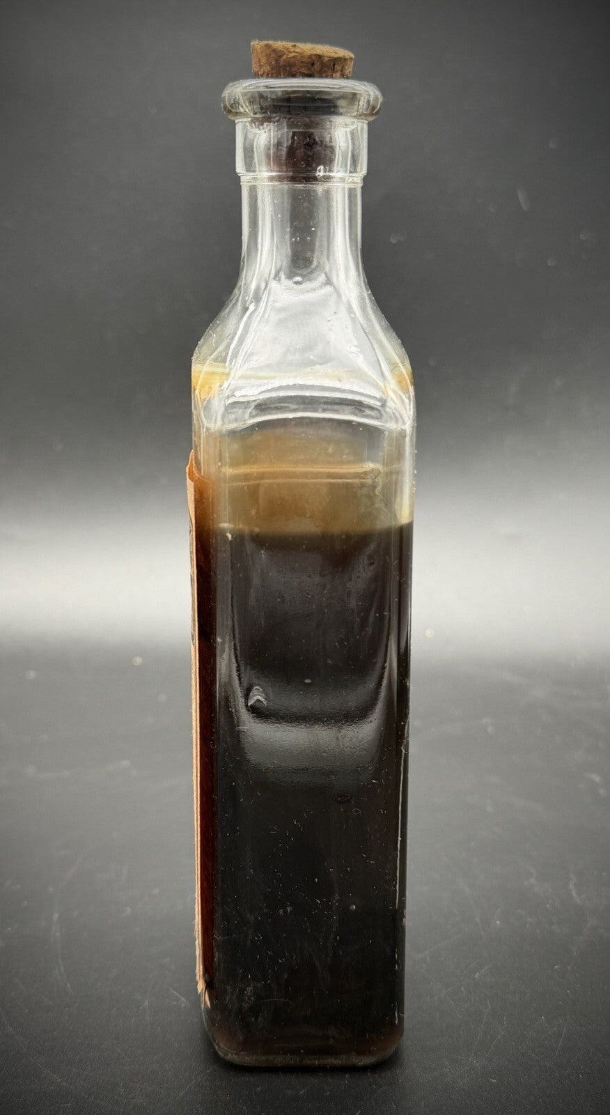 Antique Dare's Elixir Mentha Pepsin Medicine Bottle Rochester NY Full Label Cork