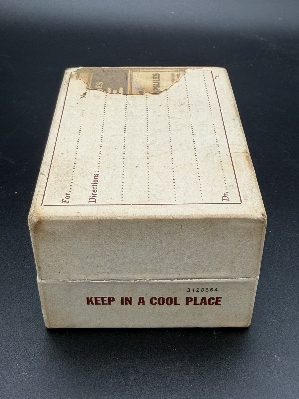 Antique Parke Davis and Co. Metal Foil Suppository Box with Inserts