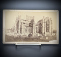 Antique Melrose Abbey Scotland Architectural Photograph 19th Century Print Photo