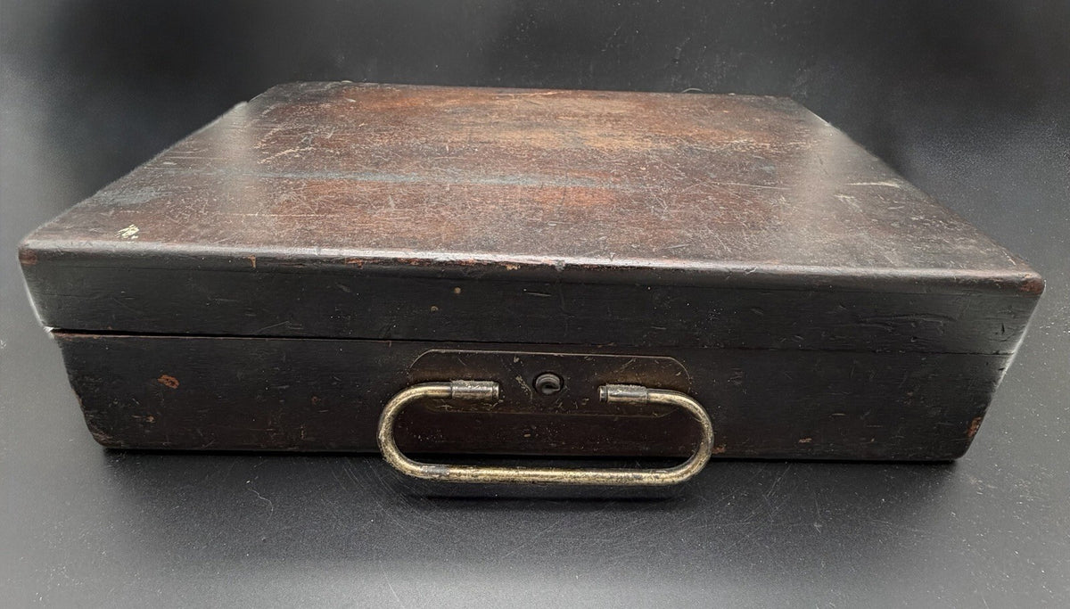 Antique Millet Signal Co Detectorphone Engine Stethoscope in Wood Box⁠