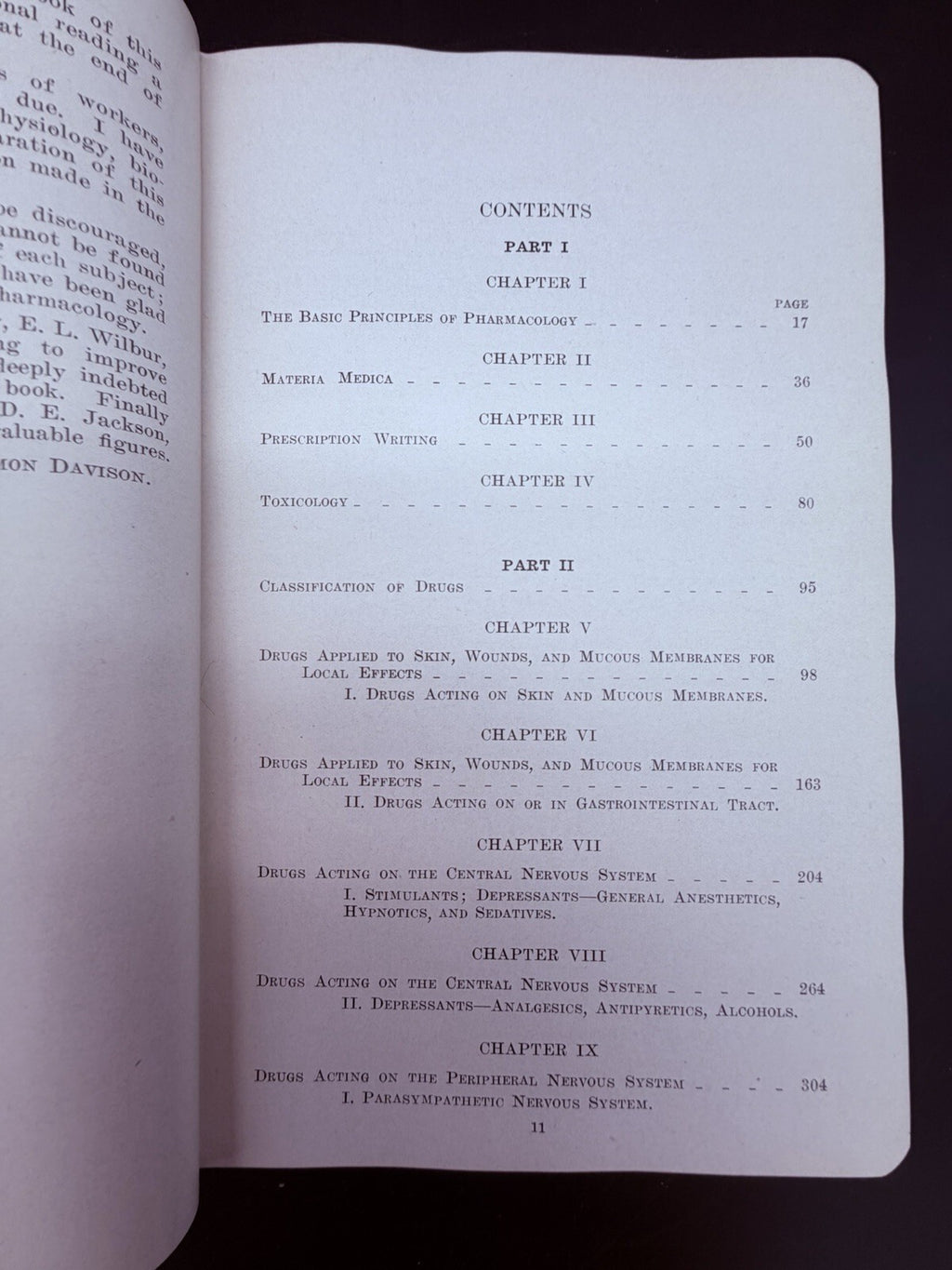 1940 Synopsis of Materia Medica Toxicology and Pharmacology Forrest Davison
