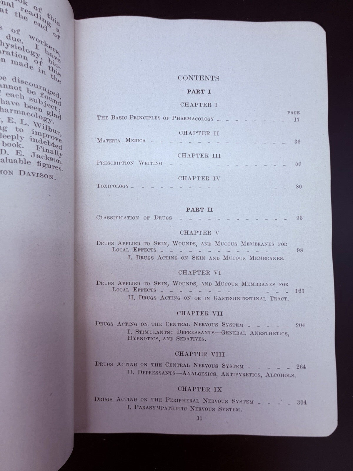 1940 Synopsis of Materia Medica Toxicology and Pharmacology Forrest Davison
