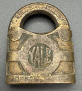 Vintage Antique Brass Yale and Towne Mfg Co Padlock Stamford Conn USA Y&T Hardware
